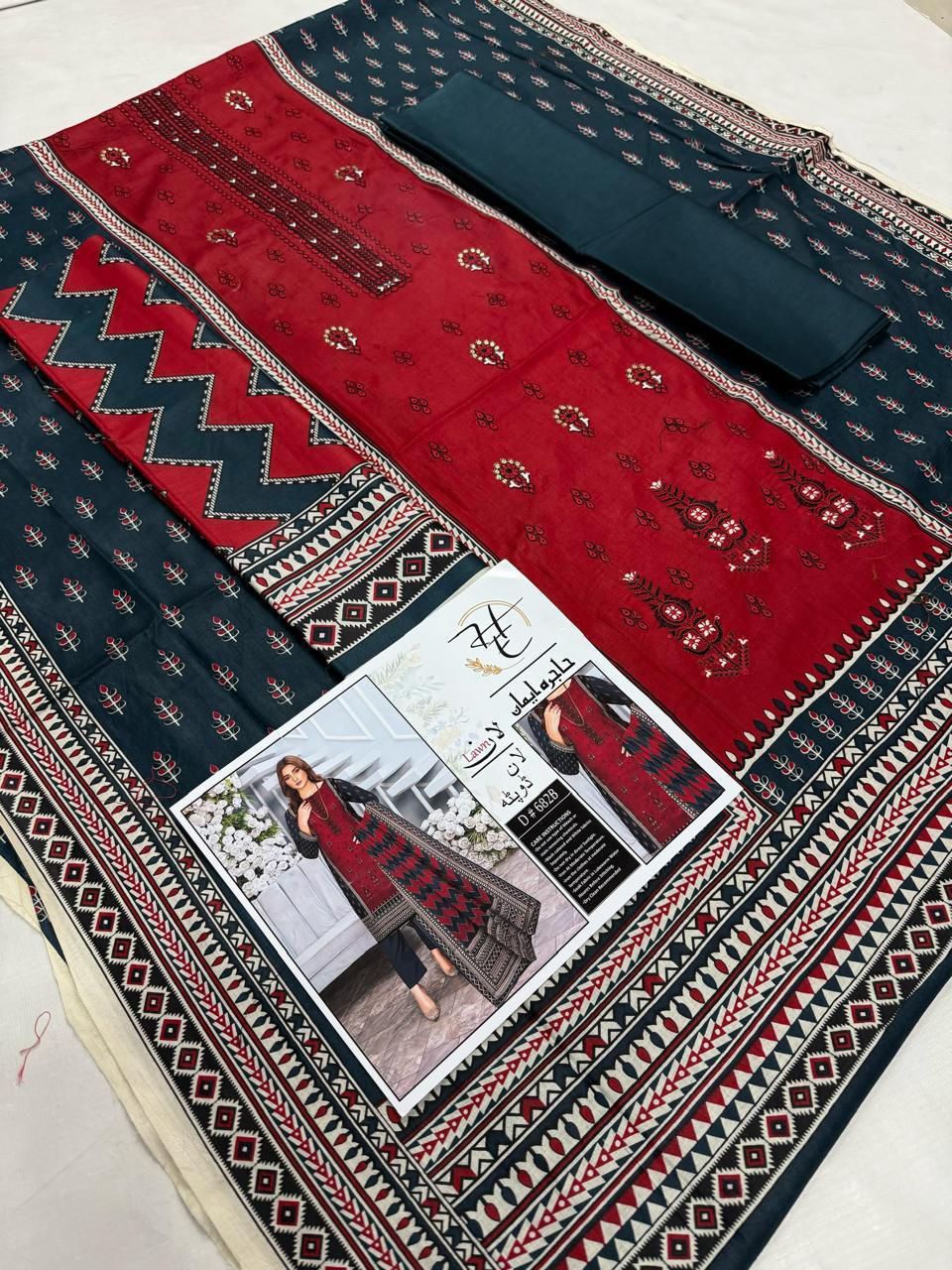 Summer 2026 Unstitched Lawn Collection | Sequence Embroidered 3-Piece Suits