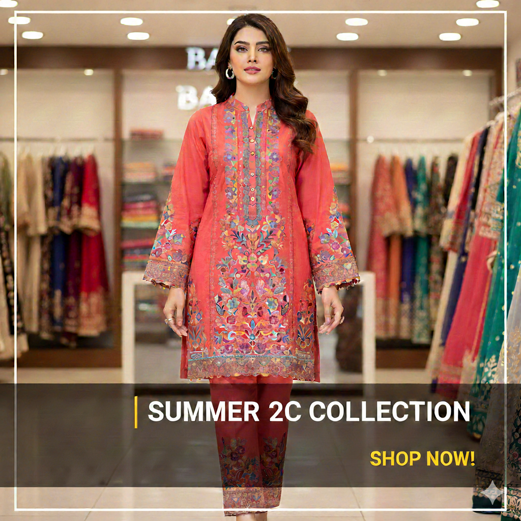 WOMEN'S UNSTICHED 2PC SUMMER COLLECTION