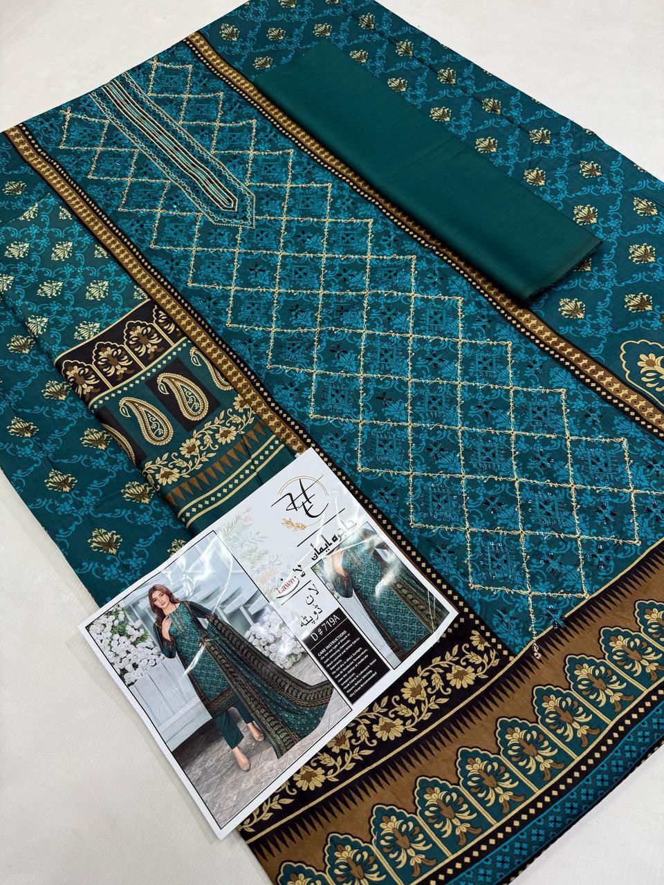 Summer 2026 Unstitched Lawn Collection | Sequence Embroidered 3-Piece Suits