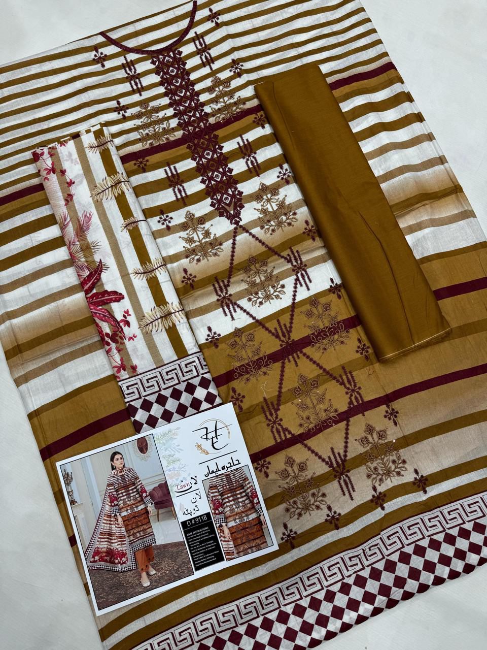 Summer 2026 Unstitched Lawn Collection | Sequence Embroidered 3-Piece Suits