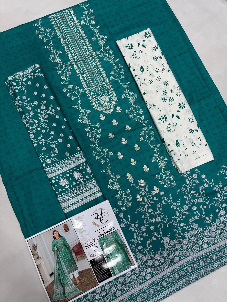 Summer 2026 Unstitched Lawn Collection | Sequence Embroidered 3-Piece Suits