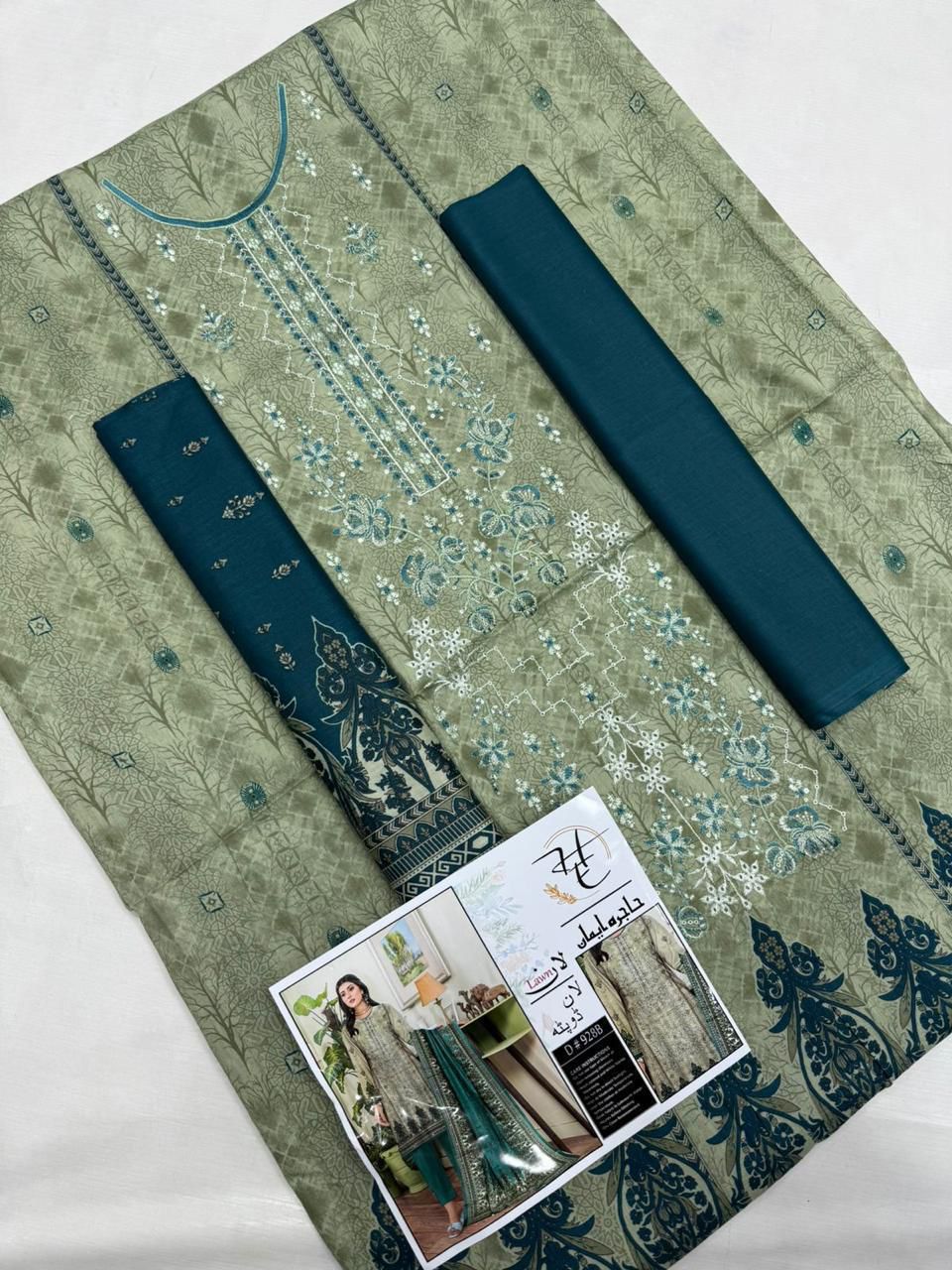 Summer 2026 Unstitched Lawn Collection | Sequence Embroidered 3-Piece Suits