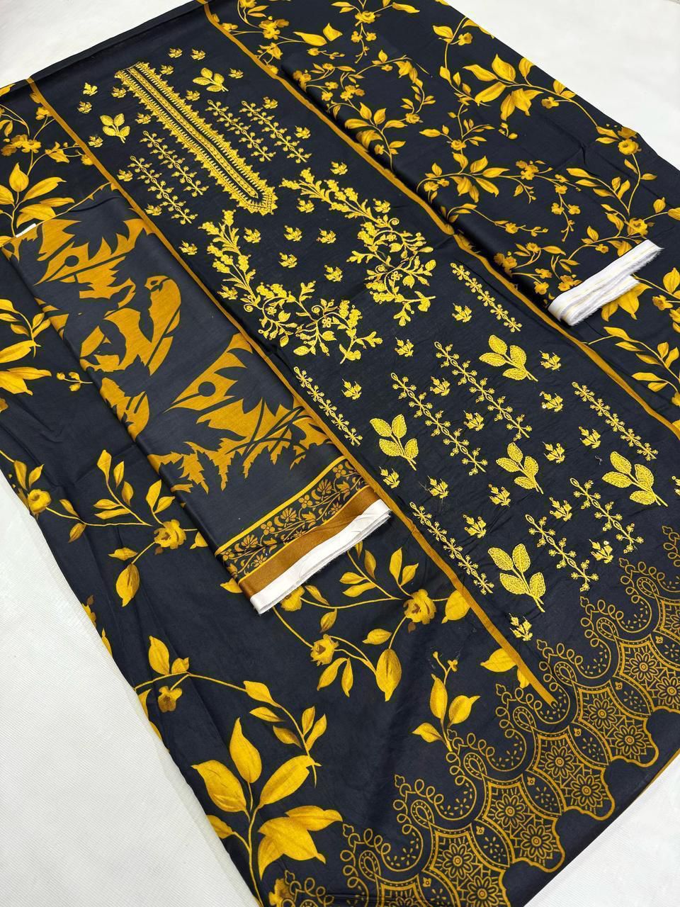 Summer 2026 Unstitched Lawn Collection | Sequence Embroidered 3-Piece Suits